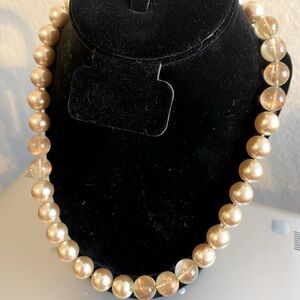 Stella & Dot Sofia pearl single strand necklace